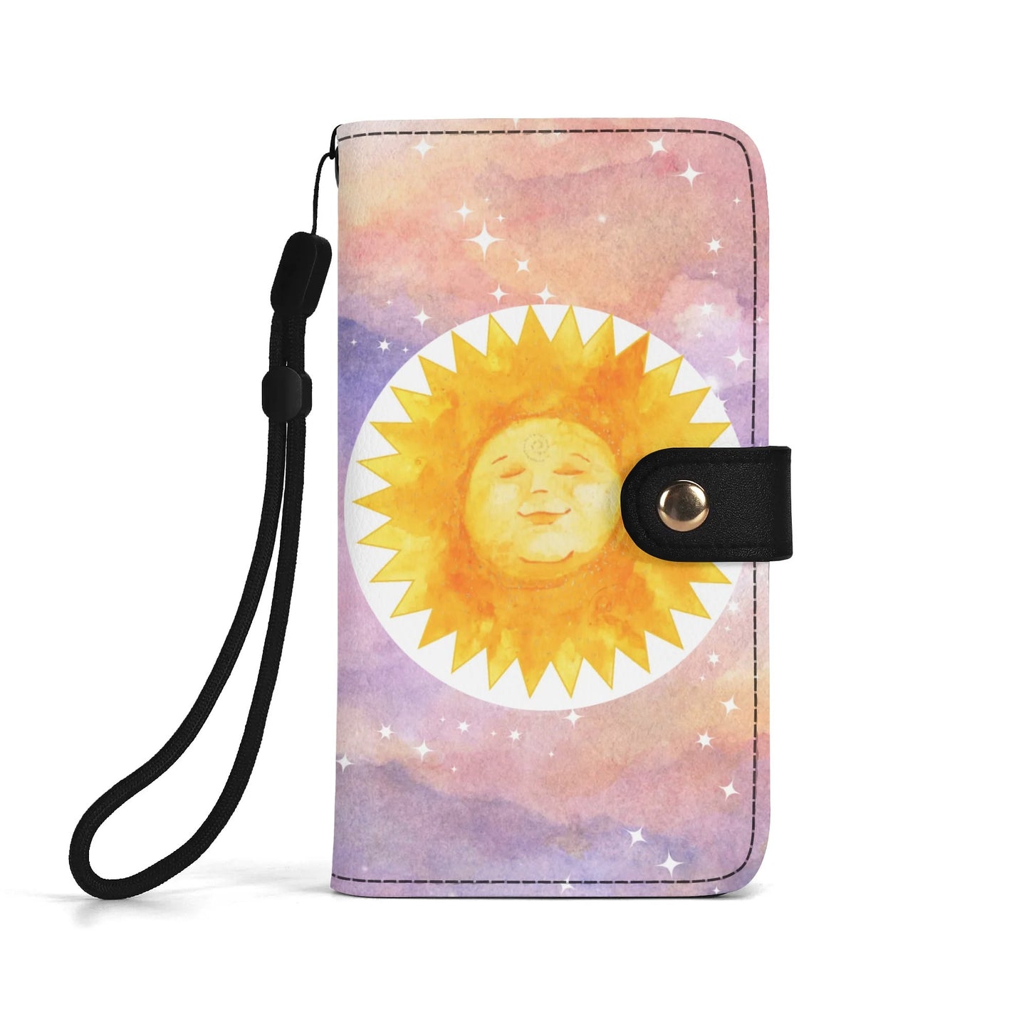 Brown Phone Flip Case PU Leather Cover for Most Mobile Phone Models