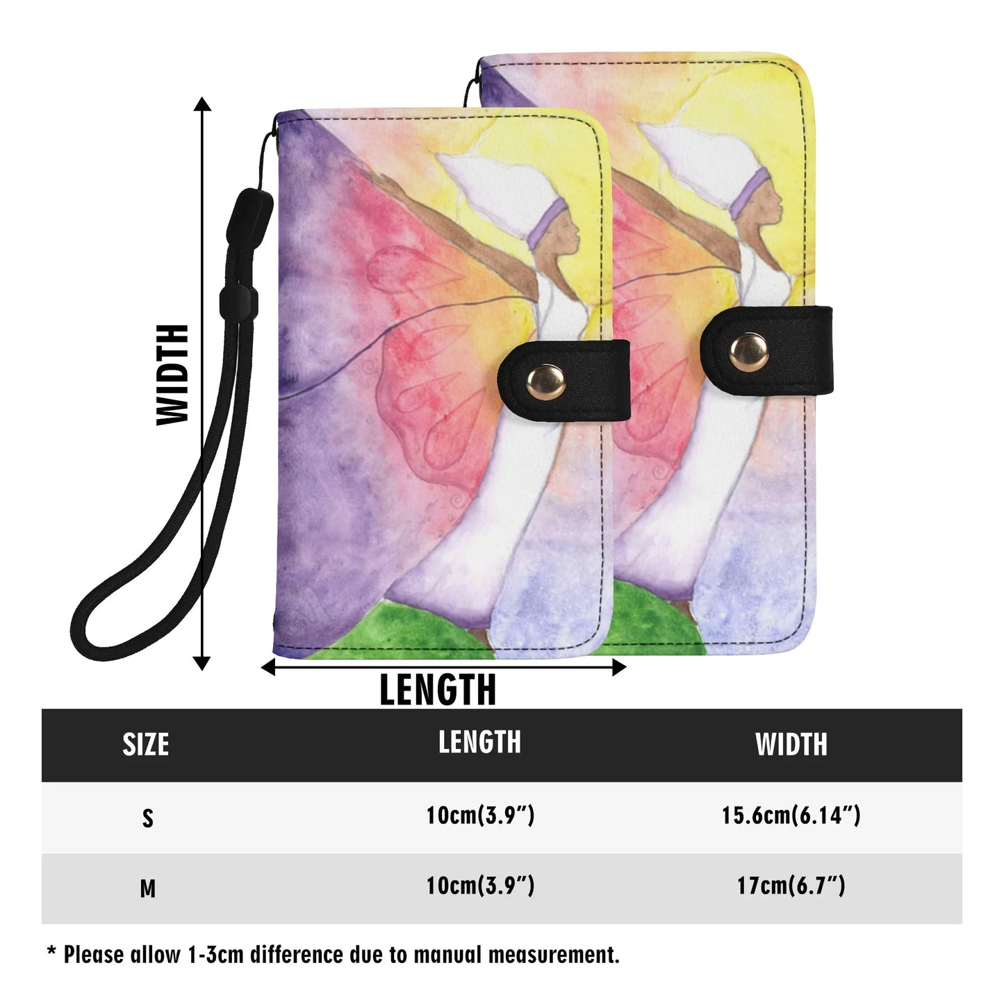 Born Free! Phone Flip Case PU Leather Cover for Most Mobile Phone Models
