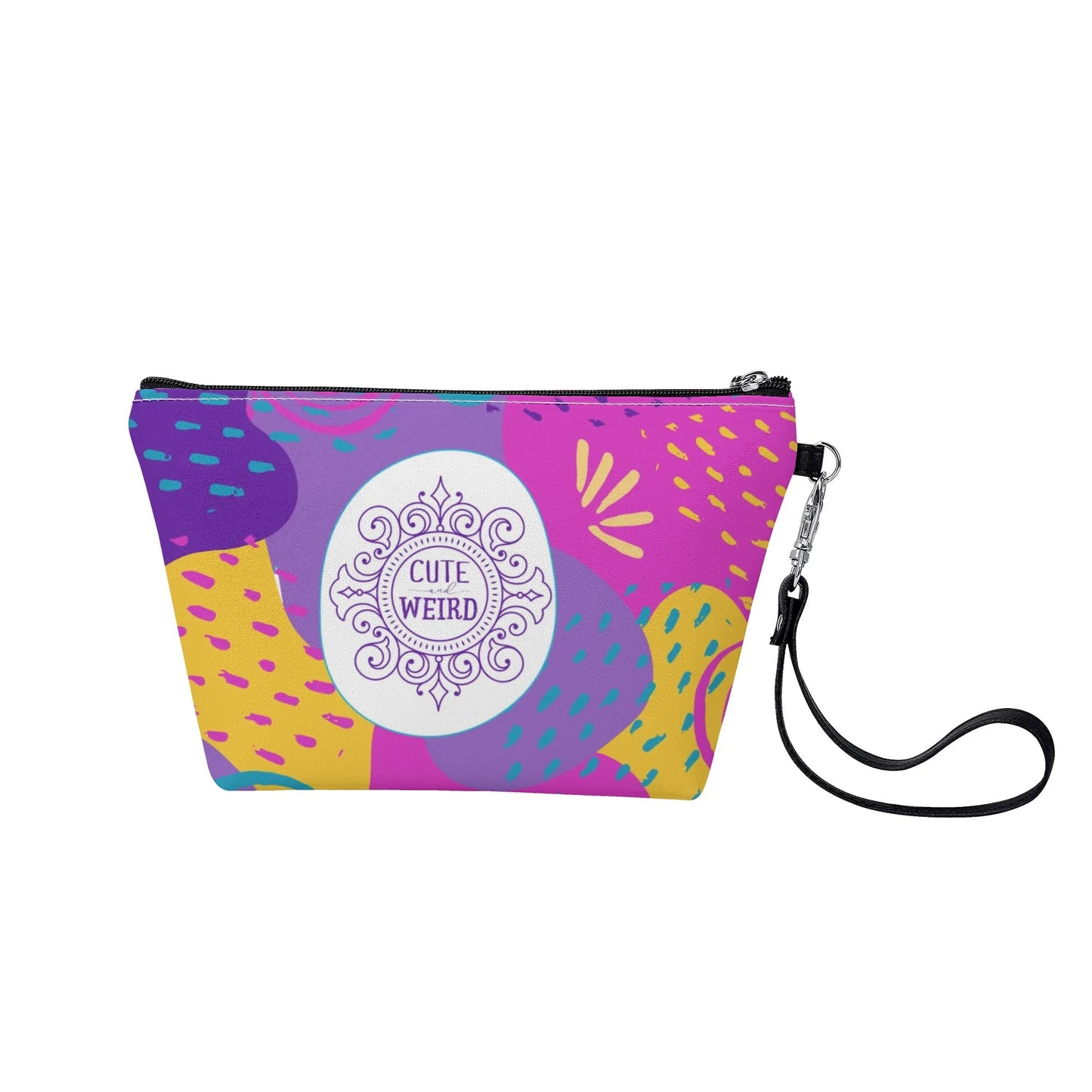 Cute and Weird Zipper Sling Make Up Bag