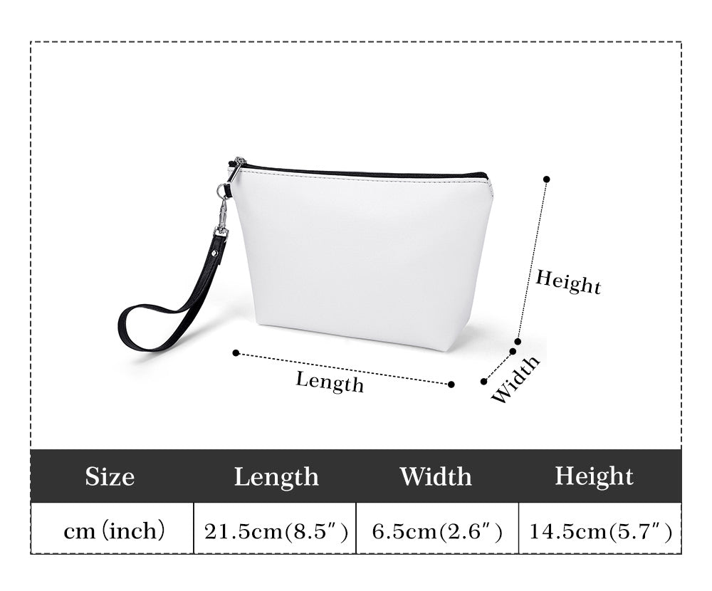 Cute and Weird Zipper Sling Make Up Bag