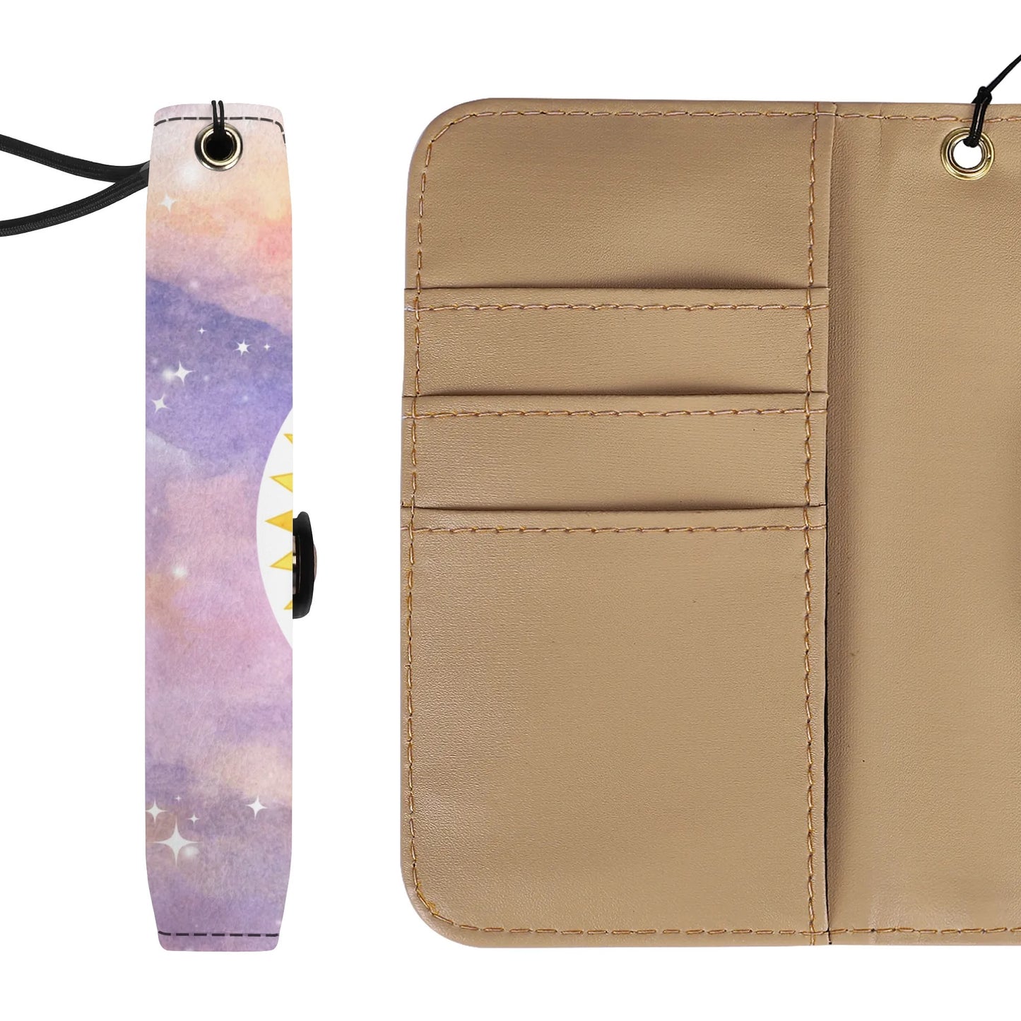 Brown Phone Flip Case PU Leather Cover for Most Mobile Phone Models